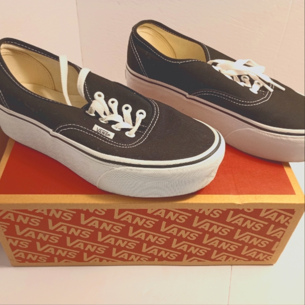 Vans Black and white shoes